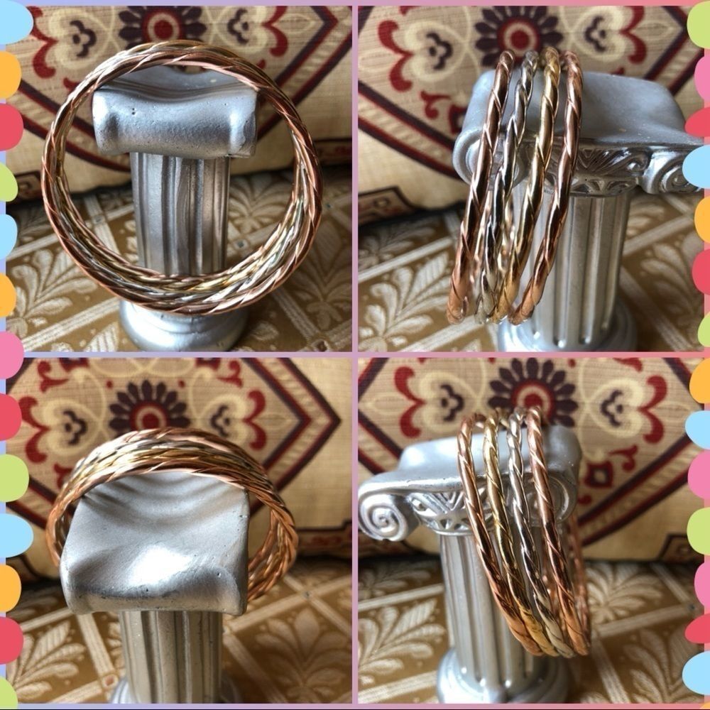 925 Sterlingsilver Multicolor Bangles - image 3